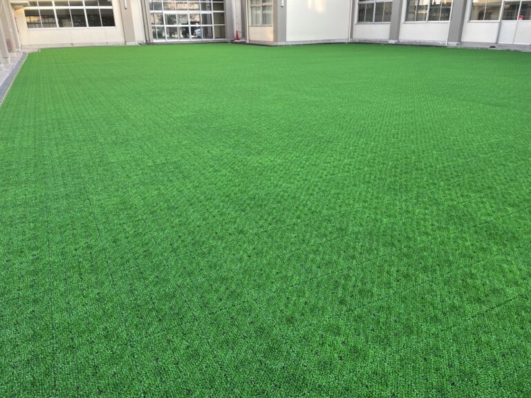 人工芝工事　愛知県岡崎市